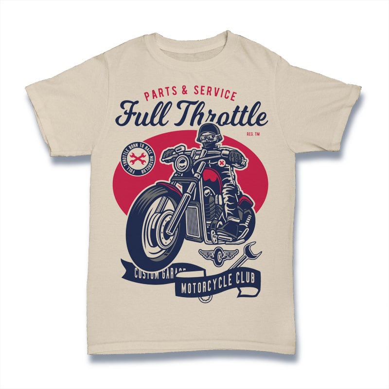 Full Throttle t shirt designs for sale