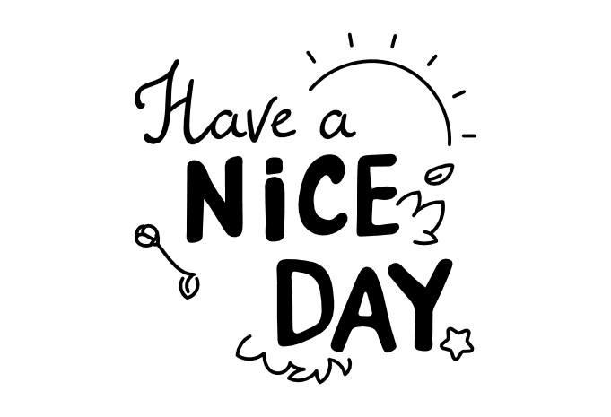 have a nice day logo