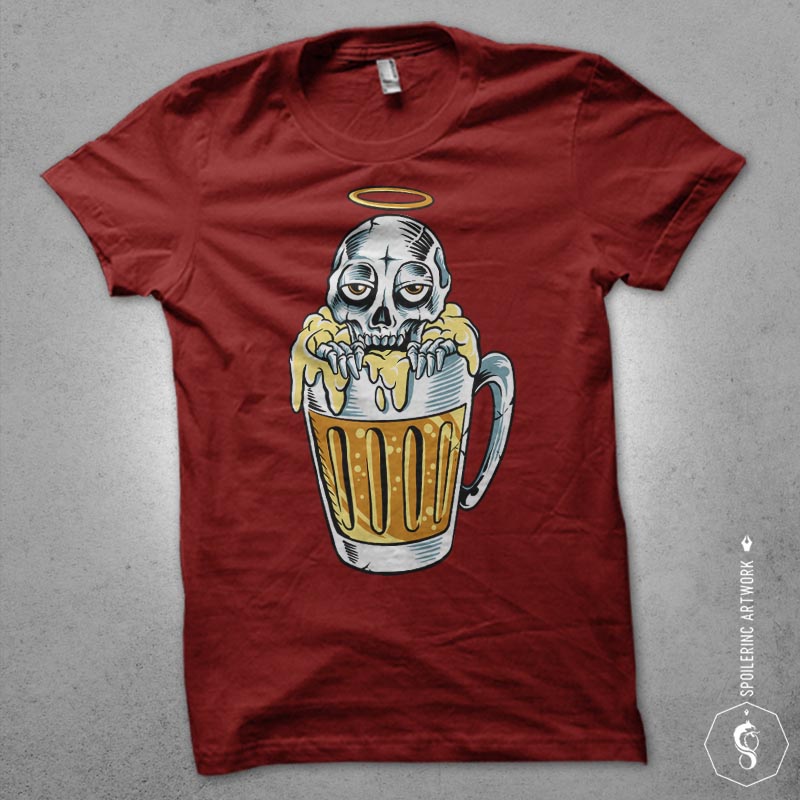happy dead Graphic t-shirt design tshirt design for merch by amazon