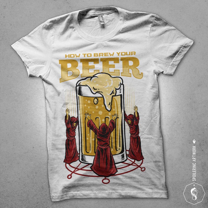 brewing process tshirt design tshirt design for merch by amazon