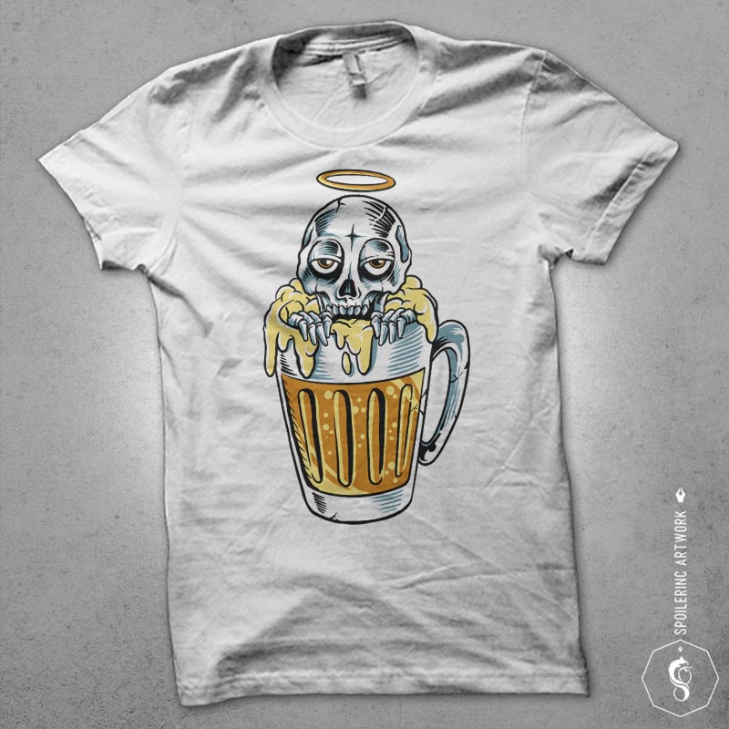 happy dead Graphic t-shirt design tshirt design for merch by amazon