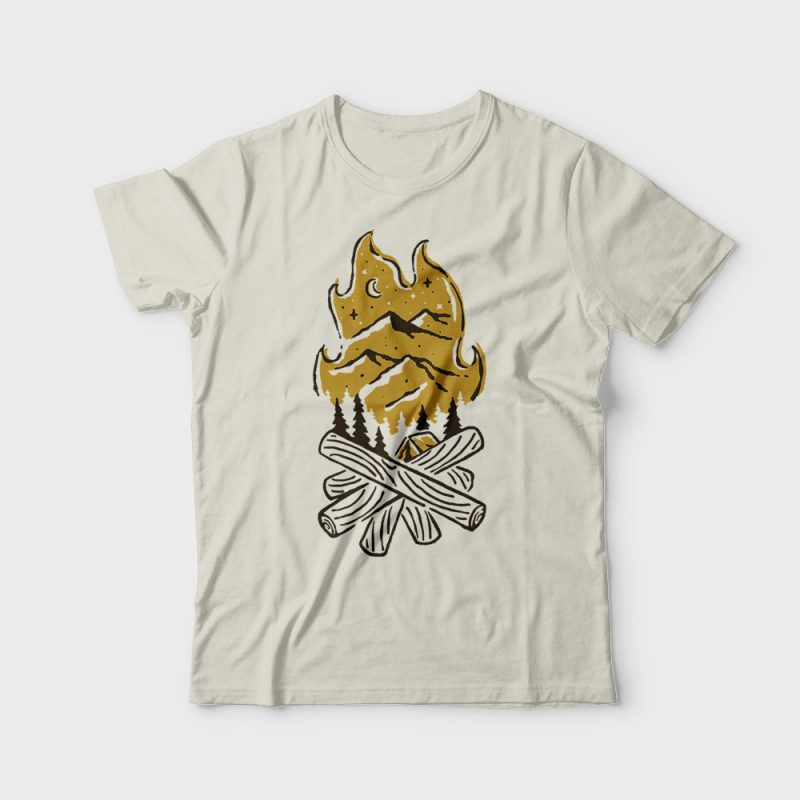 Camp Fire buy tshirt design