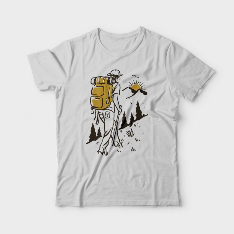 Hike Addiction tshirt designs for merch by amazon