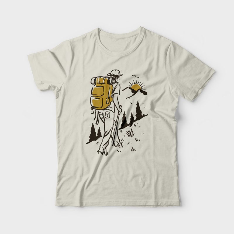 Hike Addiction tshirt designs for merch by amazon