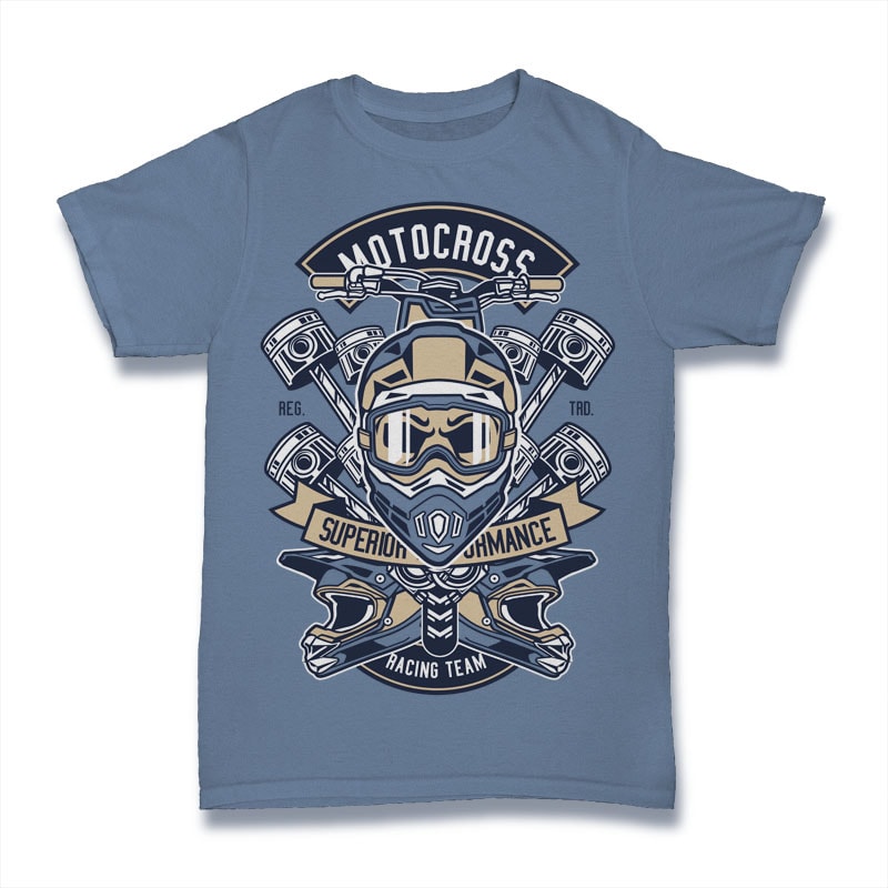Motocross Racing Team t shirt designs for sale
