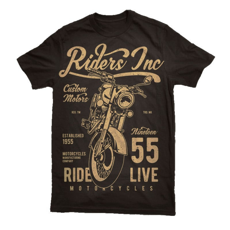 Riders Vector t-shirt design t shirt designs for sale