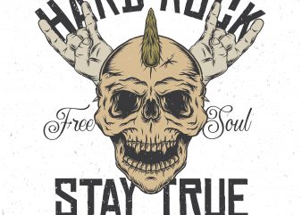 Stay true. Vector T-Shirt Design