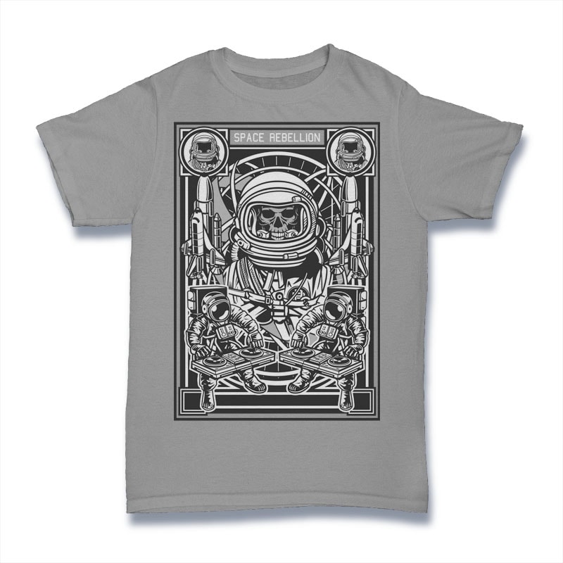Space Rebellion t shirt designs for sale
