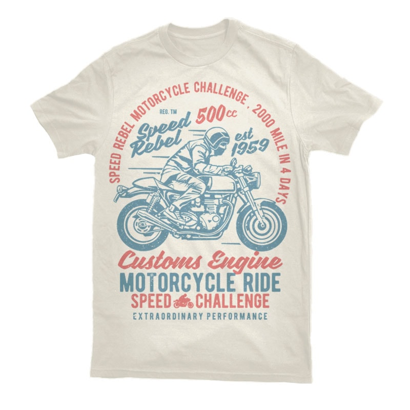 Speed Rebel Vector t-shirt design tshirt design for sale