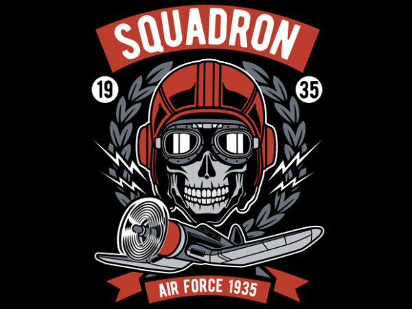 Squadron air force t shirt design to buy