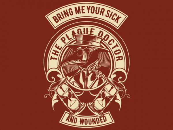 The plague doctor buy t shirt design for commercial use The plague doctor buy t shirt design for commercial use