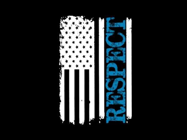 Respect vector t-shirt design