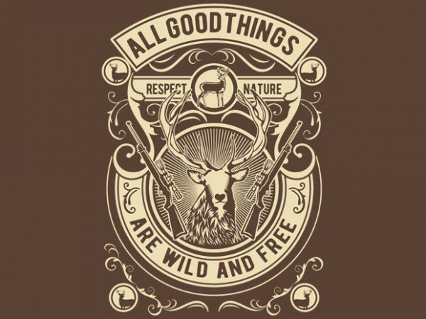 Wild And Free t shirt design for sale Wild And Free t shirt design for sale