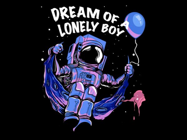 Lunar astronaut t shirt design