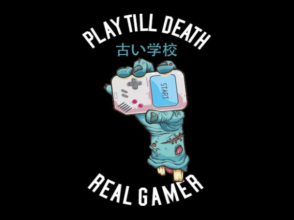 Play still death graphic t-shirt