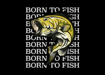 Big fish trending t-shirt design