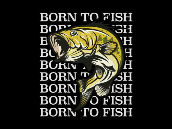 Big fish trending t-shirt design