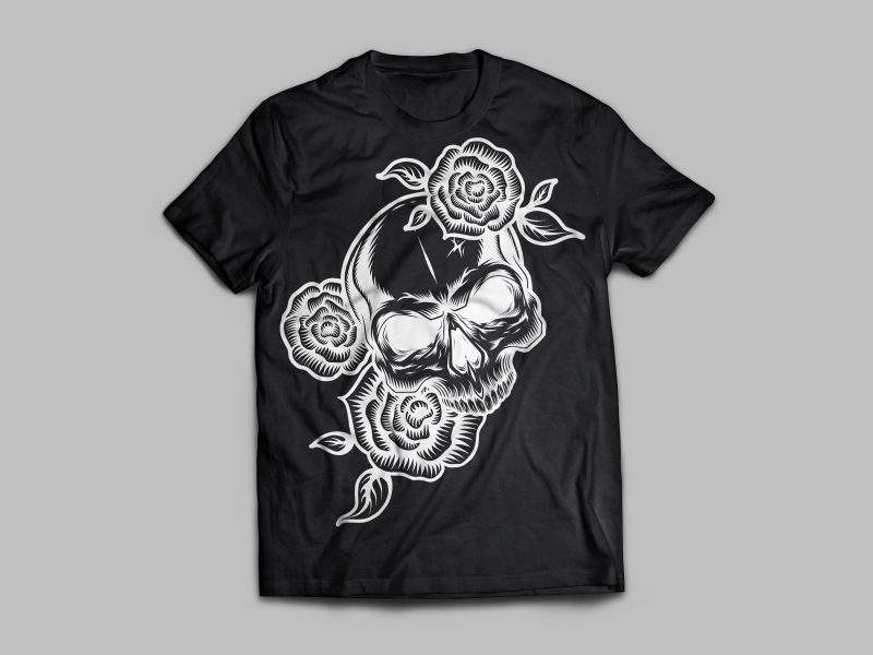 The Skull T-Shirt t shirt designs for sale