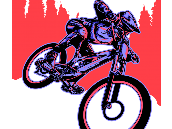 Mtb t shirt design template