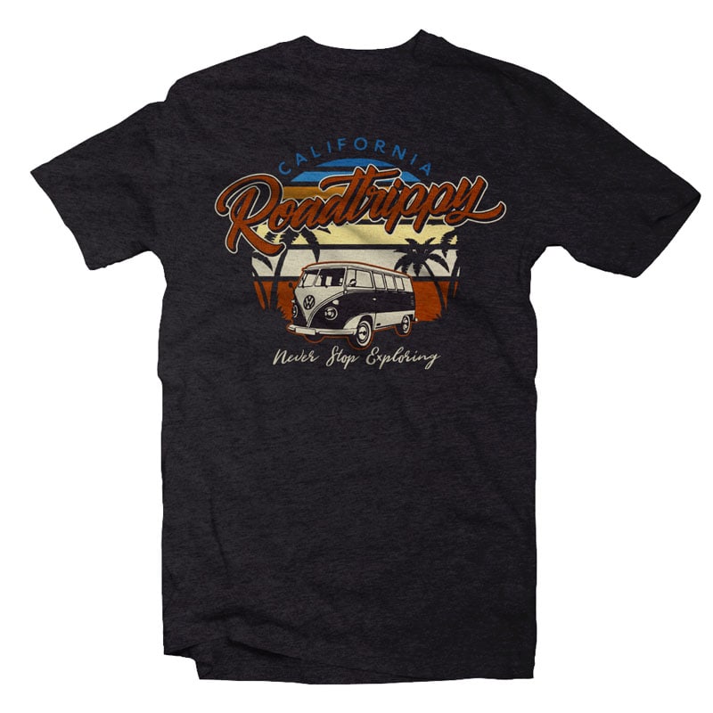 Roadtrippy commercial use t shirt designs