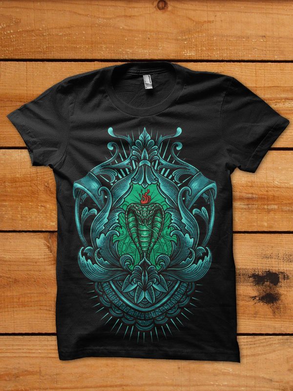 cobra tshirt design t shirt designs for printful