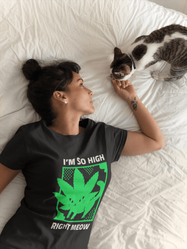 High Cat vector shirt designs