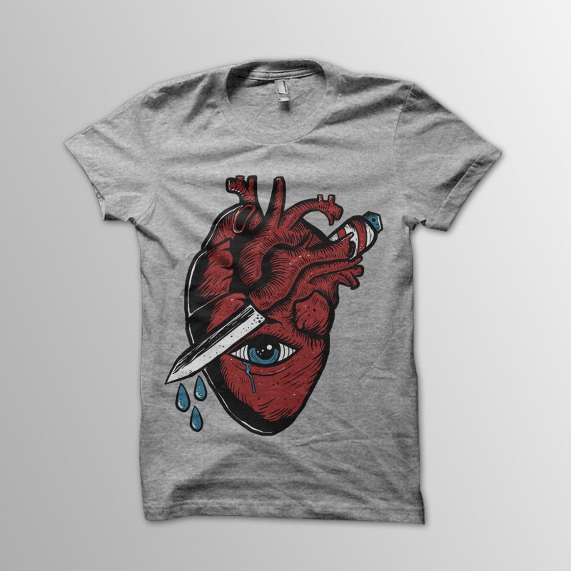 Tears Drop vector t shirt design