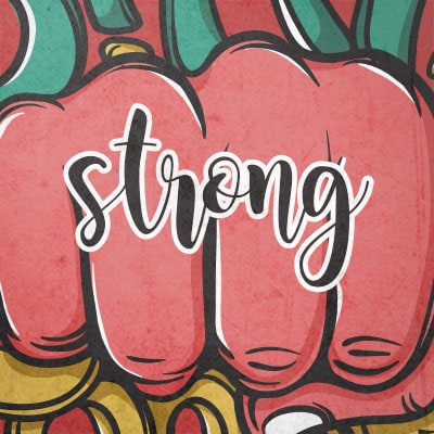 Stay strong forever tshirt design vector
