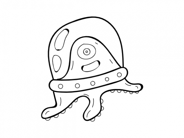 Alien ufo space invader minimal tattoo children vector t shirt printing design Alien ufo space invader minimal tattoo children vector t shirt printing design