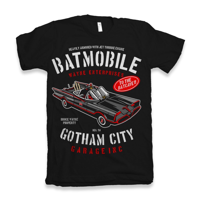 Batmobile buy t shirt design