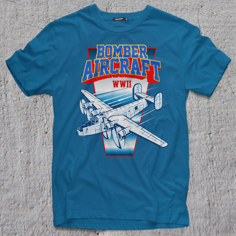 BOMBER tshirt designs for merch by amazon