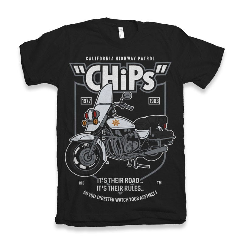 Chips tshirt design for sale