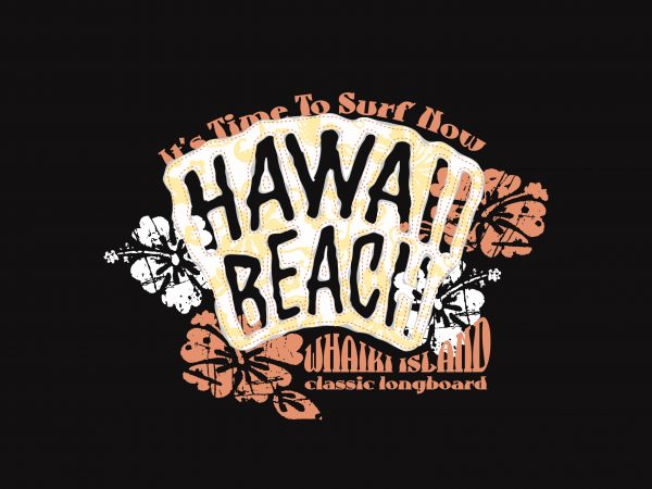 Hawai Beach Surfer graphic t shirt Hawai Beach Surfer graphic t shirt