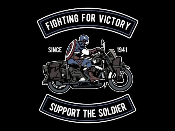 Fighting for victory buy t shirt design artwork