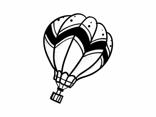 Hot air ballon travel wanderlust adventure vector t shirt printing design