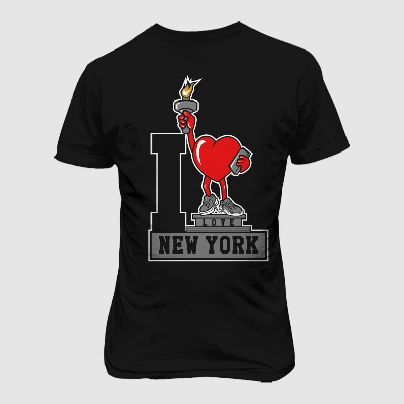 I Love NewYork tshirt design for sale