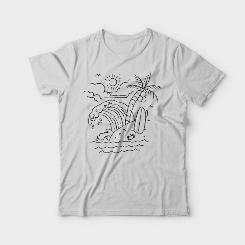 The Waves are Calling buy t shirt designs artwork