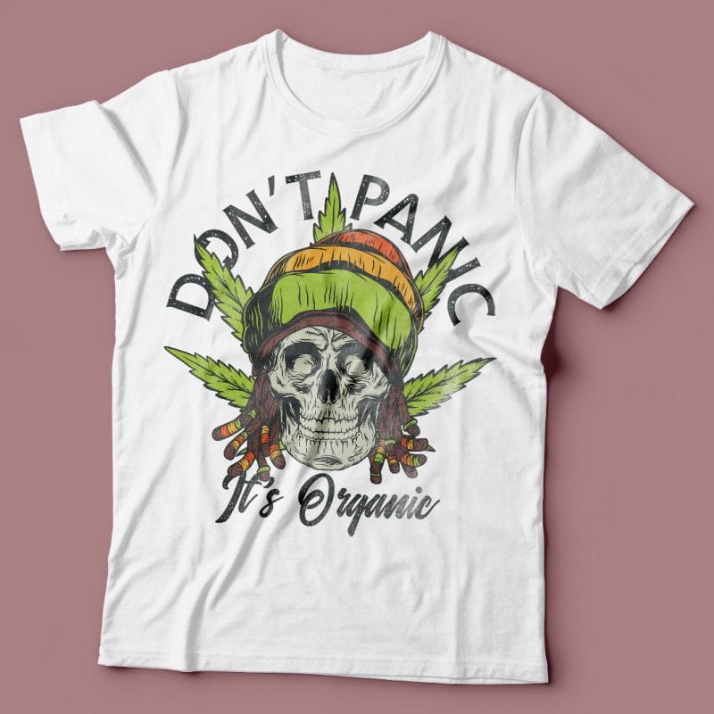 Don’t panic it’s organic. Vector T-Shirt Design tshirt design for sale