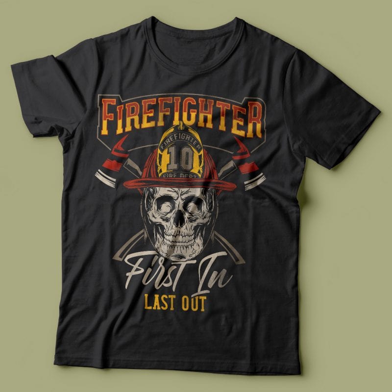 First in last out. Vector T-Shirt Design tshirt design for merch by amazon