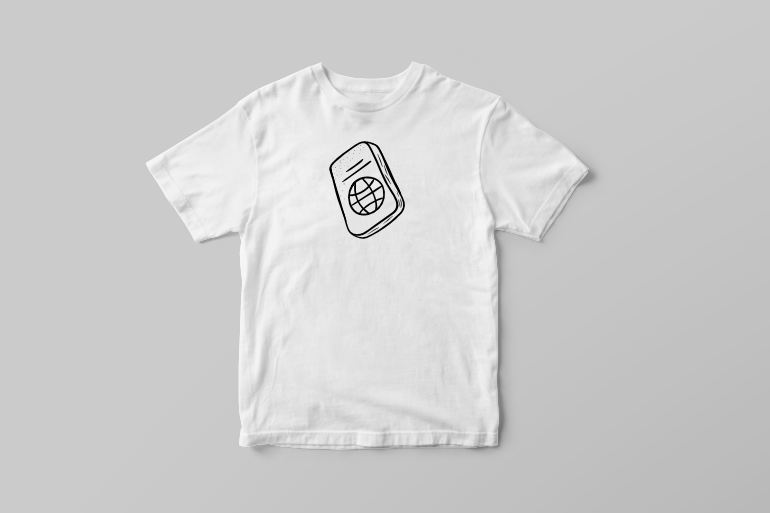 Passport pass travel symbol traveler traveller vector graphic t shirt design t shirt designs for teespring