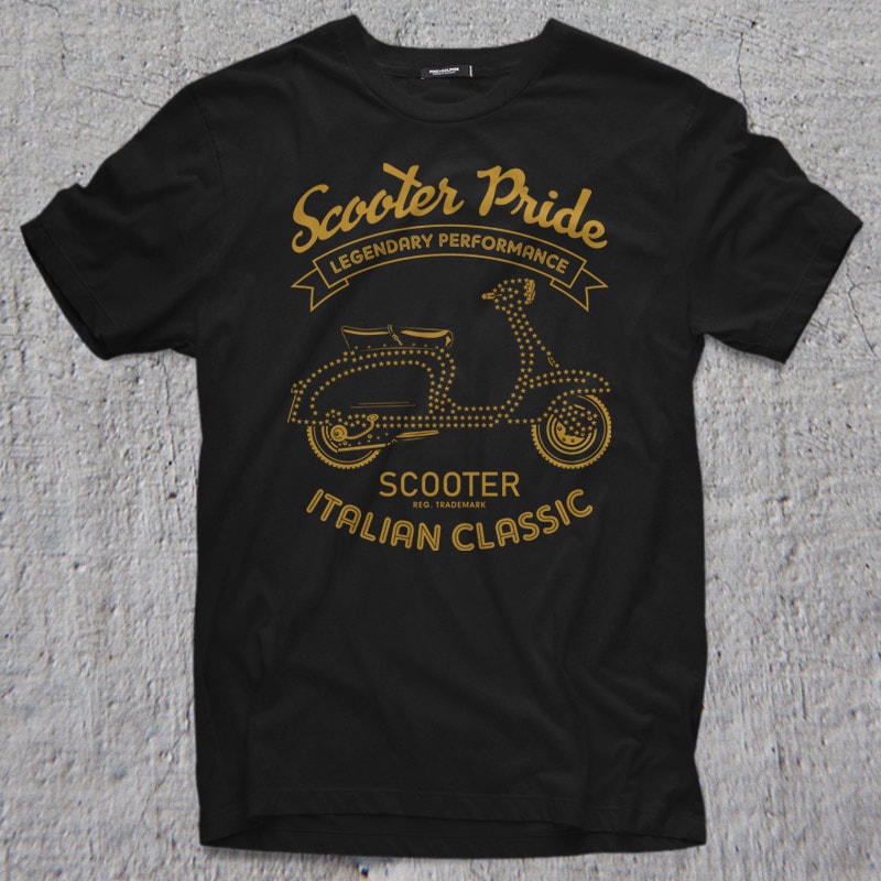 SCOOTER PRIDE tshirt factory