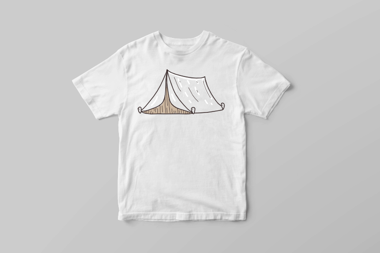 Tent camping adventure outdoor shirt designs tshirt-factory.com