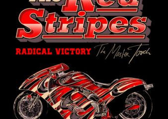 THE RED STRIPES design for t shirt
