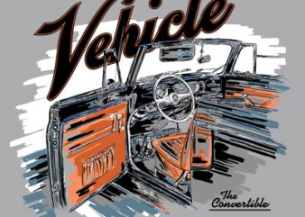 VEHICLE t shirt design for purchase