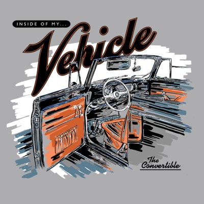 Vehicle t shirt design for purchase