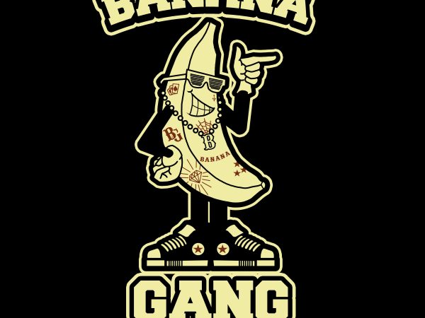 Banana tshirt design