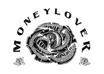 Money Lover Vector t-shirt design