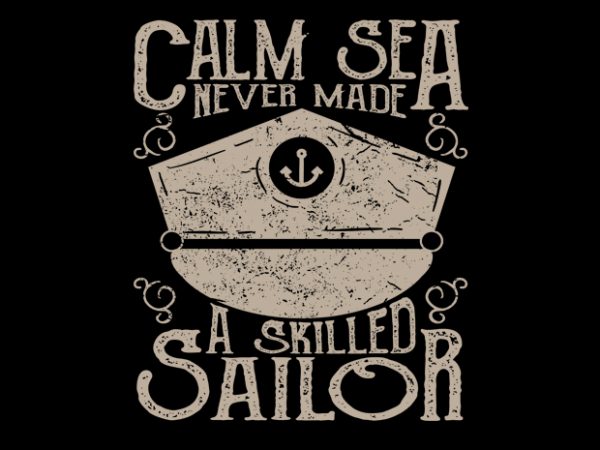 Sailor club vector t-shirt design