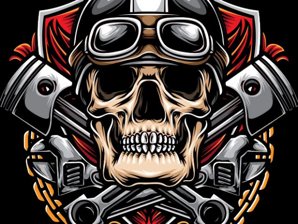 Ride till die graphic t-shirt design