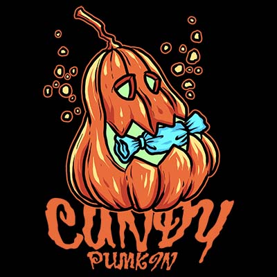 candy pumpkin tshirt design candy pumpkin tshirt design